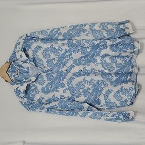 Brandolini Soft Paisley Print Shirt Size XXL